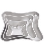 Wilton 4 pc Pillow Cake Pan Aluminum with Heating Core Bridal Shower Wed... - £51.27 GBP