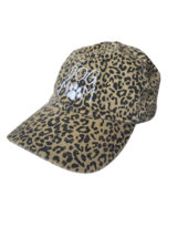 David and Young Womens Dog Mom Slideback Hat Leopard Print Embroidered - £8.91 GBP