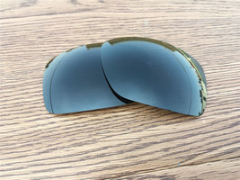 Dark Grey Black polarized Replacement Lenses for Oakley Big Taco - $14.85