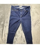 Calvin Klein Women’s Size 14 W Black Stretch Skinny Ankle Pants - €27,45 EUR