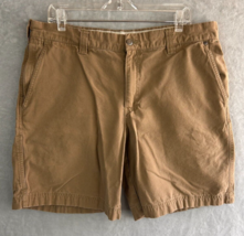 Columbia Chino Shorts Men&#39;s Size 36 Khaki Tan 100% Cotton Pockets 10&quot; in... - £11.94 GBP