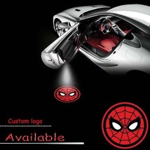 4x Spiderman Logo Wireless Car Door Welcome Laser Projector Shadow LED Light Emb - $38.50
