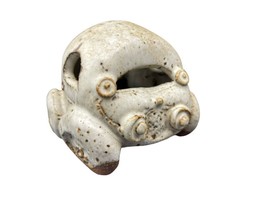 Vintage Car Ceramic Pottery Studio Earthware 3&quot; Folk Art Abstract - $16.00