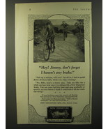 1925 New Departure Bicycle Brakes Ad - Hey! Jimmy, don&#39;t forget I haven&#39;... - £14.78 GBP