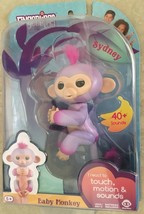 WowWee AUTHENTIC Fingerlings 2Tone Monkey - Sydney Purple with Pink - £28.40 GBP