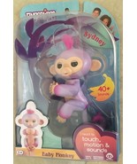 WowWee AUTHENTIC Fingerlings 2Tone Monkey - Sydney Purple with Pink - £27.94 GBP