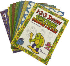 Draw Awesome Cool Stuff Lot of 11 BOOKS Steve Barr 1-2-3 Learn to Draw Aliens ++ - £26.98 GBP