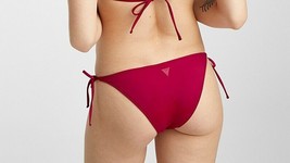 GUESS Swimwear Side Tie Bikini Bottom Red ( M ) - £50.57 GBP