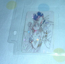 Sailor Moon Manga King Queen Serenity Prism Sticker Card - £6.26 GBP