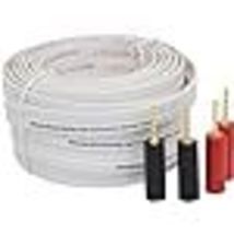 General Electric 30 feet High Performance Flat Speaker Wire with 2 Pairs of Spea image 2