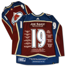 Joe Sakic Career Jersey Burgundy Elite Edition of 19 - Signed Colorado A... - $935.00