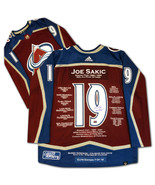 Joe Sakic Career Jersey Burgundy Elite Edition of 19 - Signed Colorado A... - £730.29 GBP