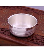 Handmade 999 fine silver baby bowl, excellent silver utensils from india... - $322.24 CAD