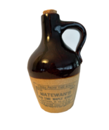 1900s Rare Stoneware Jug Matewans Old Time Maple Syrup Little Brown Jug - $169.53 CAD