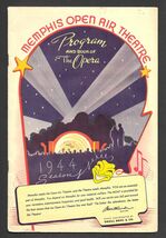 Vintage 1944 MEMPHIS OPEN AIR THEATRE Program THE SHELL Tennessee ADS Wa... - $18.02 CAD