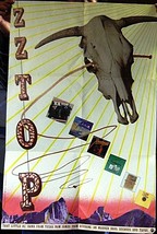 Original 1977 ZZ Top Warner Bothers Promo Record Catalog Poster - £60.67 GBP