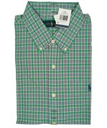 New $90 Polo Ralph Lauren Button Down Shirt!  Green Plaid with Blue Pink... - $61.53 CAD
