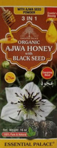 Essential Palace - Organic Ajwa Honey with Black Seed, 3 IN 1, Cholester... - £27.64 GBP