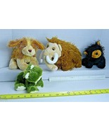 LOT of 4 Ganz Webkinz Plush Stuffed Animal Toys Mammoth, Black Bear, Dog... - $376.98 MXN
