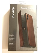 Nomad Rugged Tri-Folio iPhone XS Max Rustic Brown - $37.96 CAD