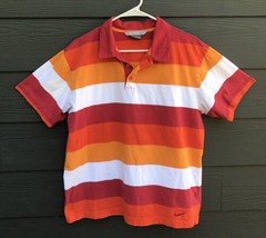 Retro Nike Sportswear Polo Shirt Mens Size XL 100 Cotton Embroidered Swo... - $43.18