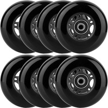 Inline Skate Wheels Outdoor &amp; Indoor Blade Roller 85a ABEC-9 Hockey 80MM... - $21.49