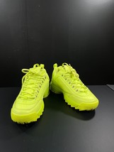 Fila SKU 7792 Womens Neon Yellow Chunky Sole Sneakers Size 8.5 - $27.10