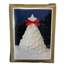 Holiday Collection From World Bazaars Inc. White Porcelain Christmas Tree - $11.04