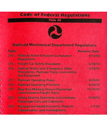 2006 Railroad Locomotive Code Of Federal Regulations Book PB Trains US D... - $29.99