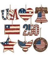 24PCS Wooden Pendant 250th anniversary USA National Liberty Independence... - $38.00