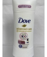 Dove Advanced care invisible clear finish￼ Antiperspirant Deodorant 2.6oz - $5.29