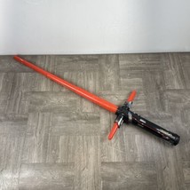 Star Wars Kylo Ren Lightsaber Electronic Light Up Sounds 33&quot; Hasbro 2019 Tested - £9.44 GBP