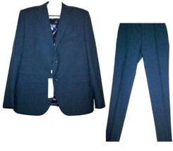 Collection Corneliani Blue  Men&#39;s Wool Blend Suit Blazer Pants Size US 46 EU 56 - £403.28 GBP
