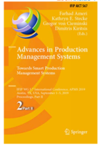 Advances In Production Management Systems: Towards Smart Production..Part 2 - £39.30 GBP