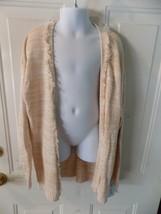 Cat And Jack Oatmeal Color Sweater Cardigan Size L (10/12) Girl&#39;s NEW - $18.98