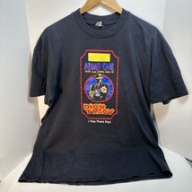 Vintage Dick Tracy Shirt Adult XL Black Short Sleeve 90s Single Stitch Tee - $24.95