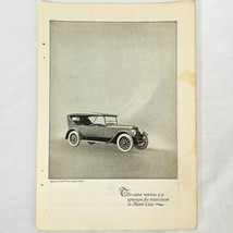 Vintage 1923 Winton Motor Car Company Print Ad Cleveland Ohio 6&quot; x 9&quot; - $6.62