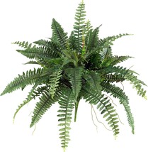 Green Nearly Natural 40&quot; Boston Fern (Set Of 2). - £40.89 GBP