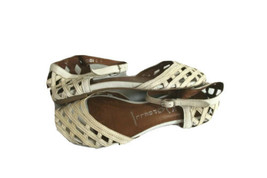 Jeffery Campbell cream  Strappy Flat Sandals Women&#39;s Size 6  - £15.82 GBP
