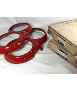 2 Original PT372509 CHEVY CORVETTE HEADLIGHT LIGHT BEZEL TRIM Red - $118.80