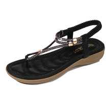 Fashion Designer Wedge Shoes For Women Flat Sandals Ladies Beach Sandals Women S - £27.48 GBP