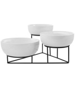 Gibson Elite 4 Piece Bowl Set with Metal Rack - $95.23 CAD