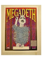 Megadeth Poster On Tour Megadeath Promo - £105.69 GBP