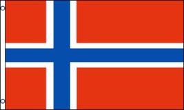 NYLON (NOT Polyester) Norway, 3&#39;x5&#39; NYLON 210D-S Flag With Clips - £19.67 GBP
