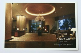 Conrad Hong Kong Luxury Hotel Lobby Postcard Card - £4.70 GBP