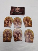Gloomhaven Earth Demon Monster Standees And Attack Ability Cards - £7.89 GBP