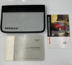 2004 Nissan Maxima Owners Manual Handbook Set with Case OEM E04B08020 - £21.62 GBP