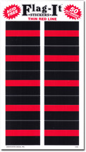 Thin Red Line 50 Count Sticker Pack - £4.98 GBP