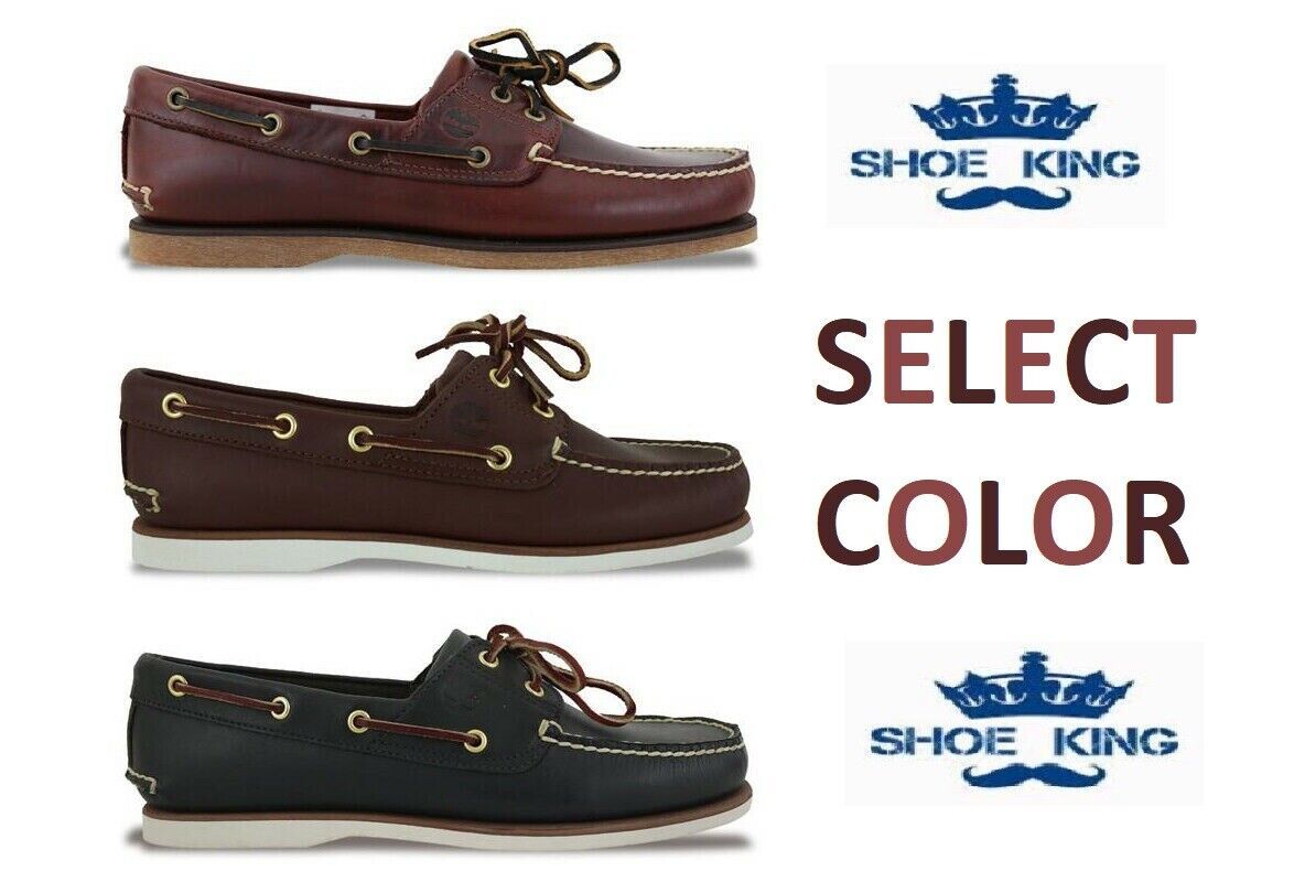 Primary image for Timberland Classic Men 2 Eye Boat Shoe  Brand New USA ALL SIZES SELECT COLOR