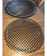 Lot Of Two Matching Metal Oven Trays For Pizza Or Bread - $14.85